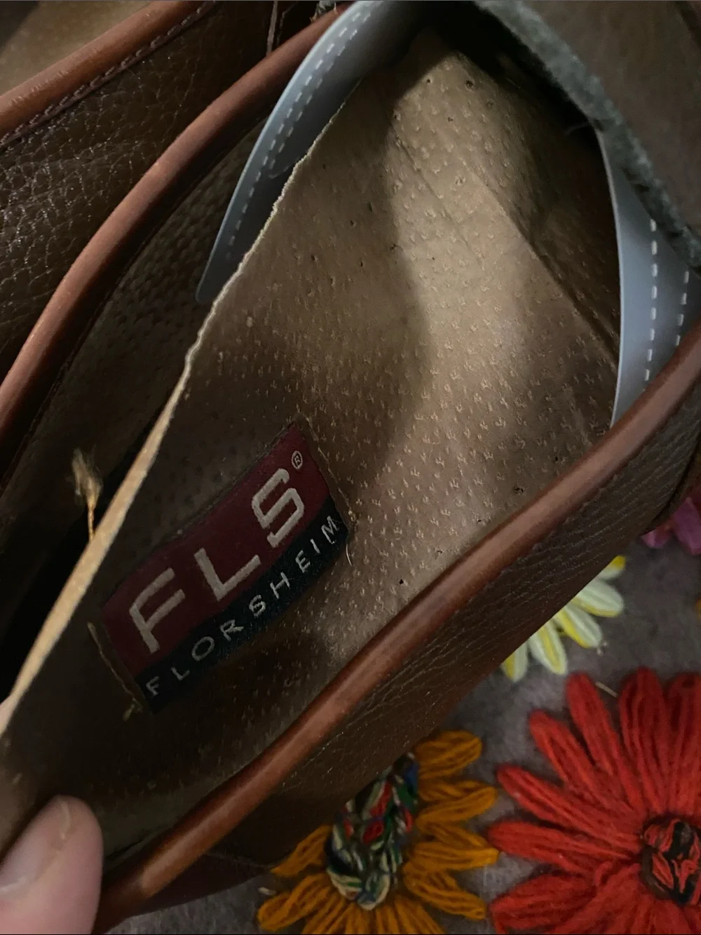 Florsheim Men's Chestnut Brown Leather Penny Loafers